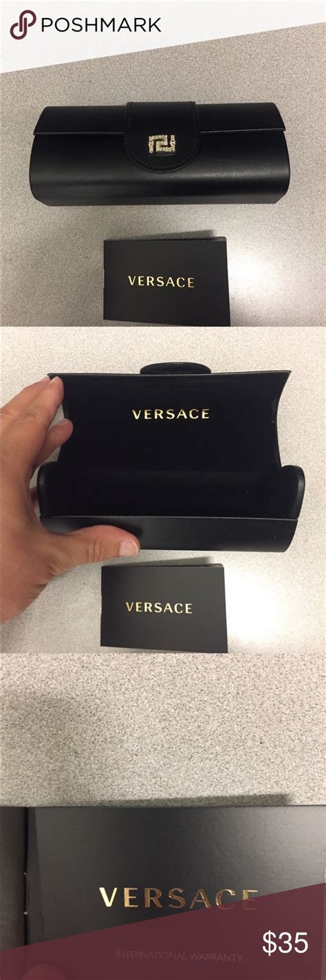 versace sunglass case.